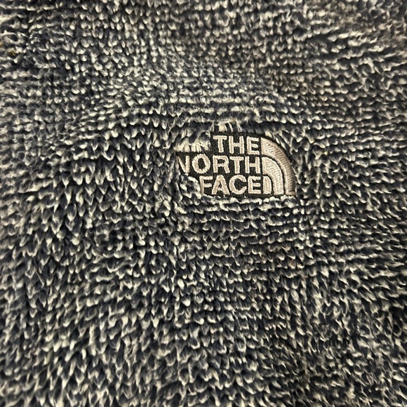 The North Face Womens Full Zip Shady Blue Marled Sherpa Fleece Jacket Size LG - Picture 11 of 15